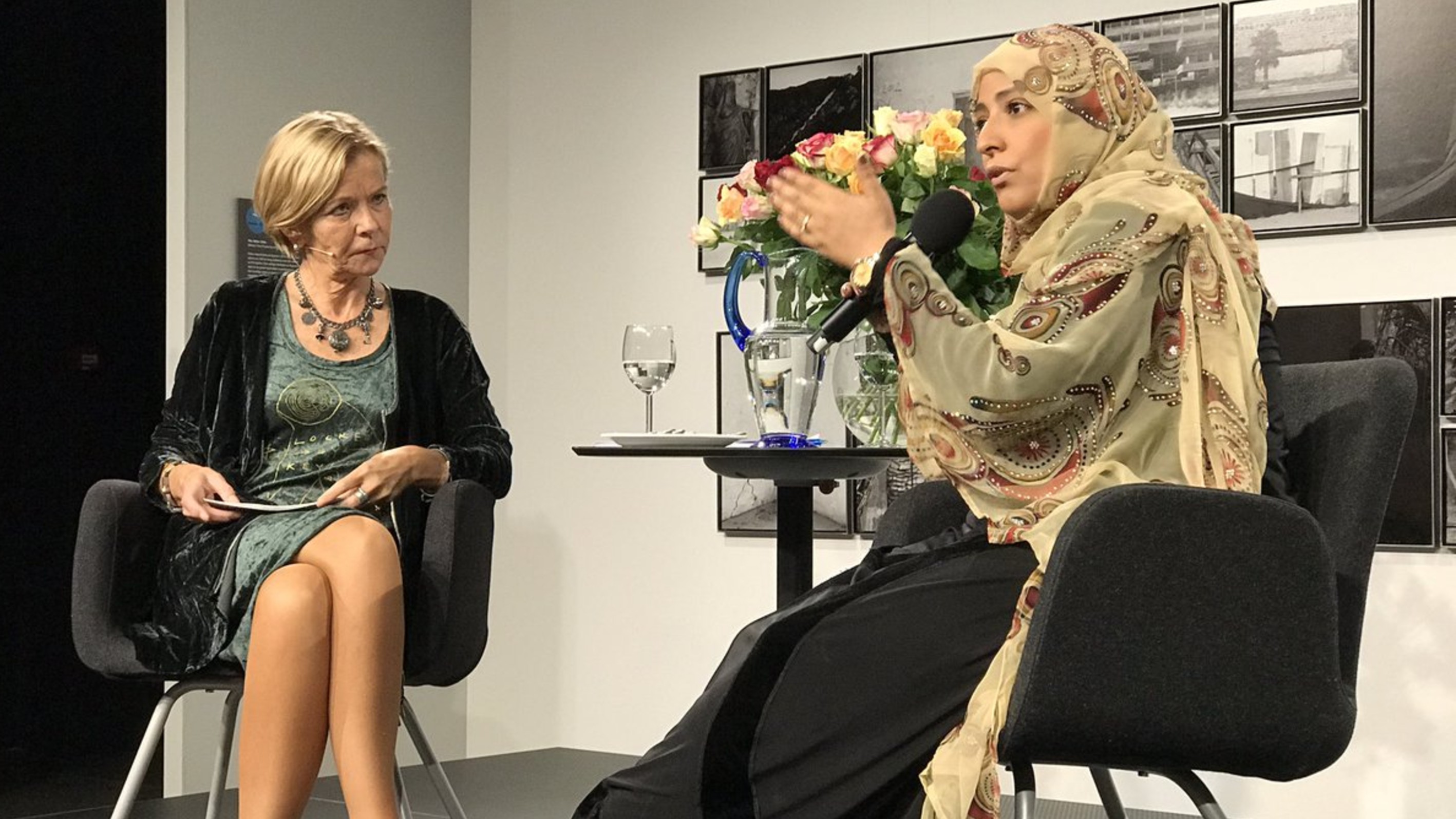 Coup of militia brings Yemen into terrible chaos, Tawakkol Karman says at Nobel Peace Center in Norway